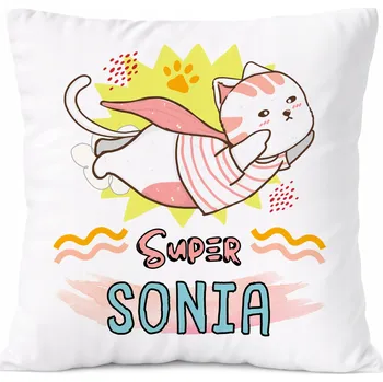 Polštář Dárek Polštář pro Maritu, dceru dítěte s potiskem