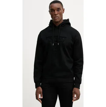 Pánské oblečení Bavlněná mikina Guess M5BQ04.K0961 černá 99X, vel. S