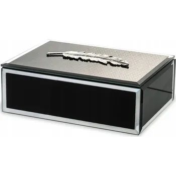 Šperkovnice Šperkovnice, organizér na šperky, černý, 16 cm