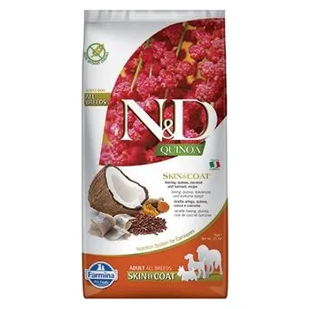 Krmivo pro psa N&D Quinoa DOG Skin&Coat Herring Adult M/L 7kg
