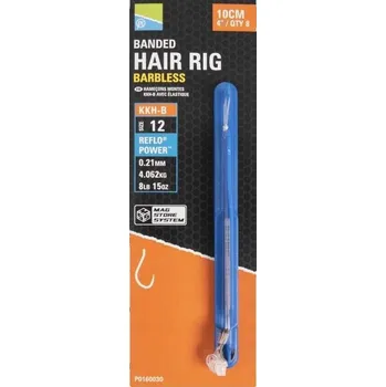 Rybářský háček Háček Preston s návazcem 14 kaprový, velikost 8, ks