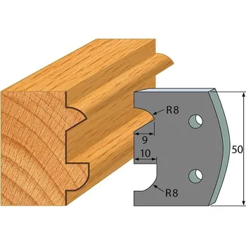 Fréza IGM profil 517 - pár omezovačů 50x4mm SP