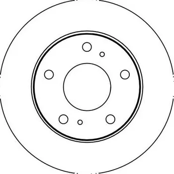 Zavěšení kol PŘEDNÍ KOTOUČE KOTOUČE TRW DF4092
