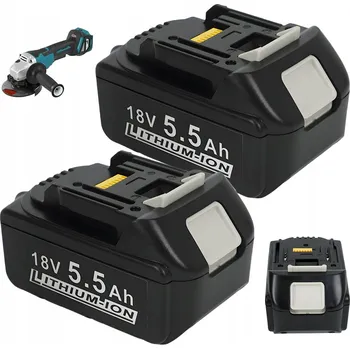 2X BATERIE AKUMULÁTOR PRO MAKI 5.5AH 18V BL1860B BL1850B BL1840 LXT-400