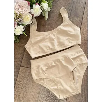 Dívčí kalhotky ALVADA C1906 nudo 11/12 (Velikost 140)