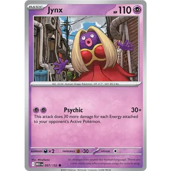 Sběratelská karetní hra Jynx 057/132 - Mega Evolution Typ karty: Reverse Holo