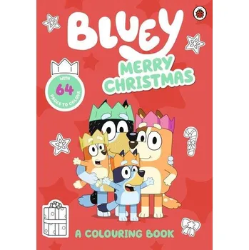 Cizojazyčná kniha Bluey: Merry Christmas: A Colouring Book