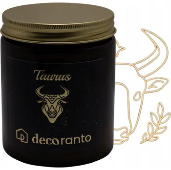 Svíčka Sójová vonná svíčka Znamení zvěrokruhu BÝK TAURUS 180 ml Přírodní svíčka