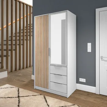 Šatní skříň Stolar Šatní skříň Bali 2D Lux Barva: bílá