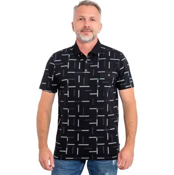 Pánské tričko Pánské tričko s límečkem HOKON NV Černá 4XL