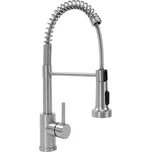 REA-B0417 - Dřezová baterie s vytahovací sprškou COLIN 42,5 cm nikl