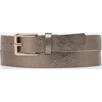 Opasek Kožený pásek Answear Lab dámský, stříbrná barva C-102.hak 82X, vel. ONE SIZE