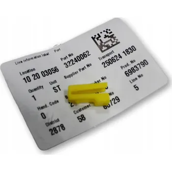 autokoberec VOLVO V40 Řadicí klips OE 32240062