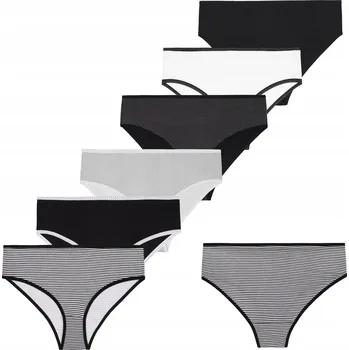 Kalhotky 6x Dámské Kalhotky Kalhotky Bikini Bavlněné Klasické Mix MORAJ XXL