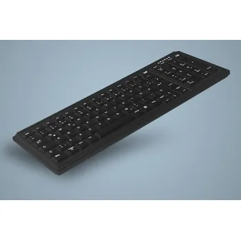 Klávesnice CHERRY Industry 4.0 Compact Notebook Style Keyboard with NumPad - Corded - QWERTY - Black (AK-7000-P-B/US)