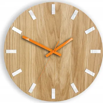 Hodiny Nástěnné hodiny Volan hnědé 33cm