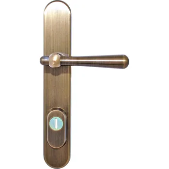 Nábytkové kování Casual bezpečnostní kování K1 klika/koule starobronz r. 92 mm