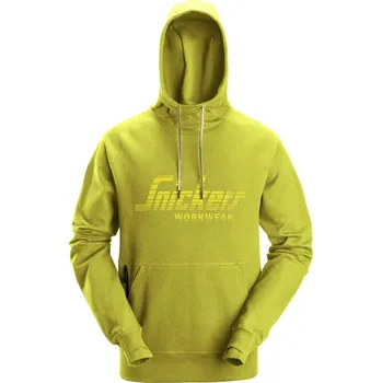 Pánská mikina Mikina Snickers Workwear s kapucí Bright limetka - Zelená / S / S / zelená