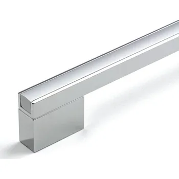 Dveřní kování úchytka Verona chrom/ eloxovaný hliník rozteč 448 mm