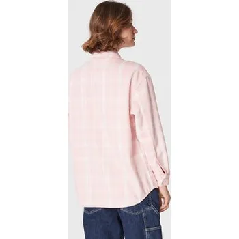 Pánská košile Tommy Jeans Košile DW0DW15035 Růžová Relaxed Fit S