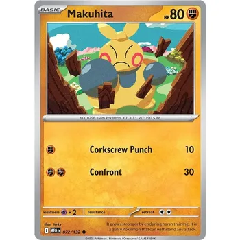 Karetní hra Makuhita 072/132 - Mega Evolution Typ karty: Non-Holo