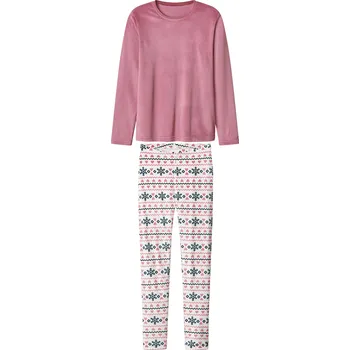 esmara® Dívčí plyšové pyžamo (růžová/bílá, 158/164)