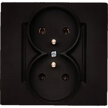 Elektrická zásuvka Elektrická Zásuvka nástěnná Polmark černá