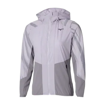 Běžecké oblečení MIZUNO Active Alpha Hodded Jacket(W) / Icelandic Blue / M - M