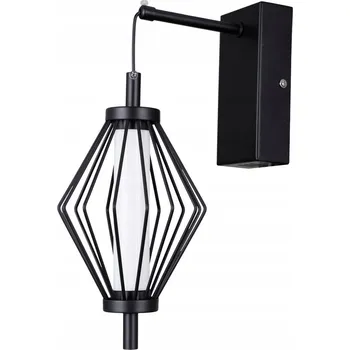 Nástěnné svítidlo Nástěnné svítidlo Italux černé, stříbrné s integrovaným LED zdrojem 5 W