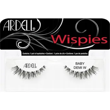 Umělé řasy Řasy na pásku Ardell Wispies Baby Demi černé