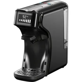 Příprava kávy 6v1 univerzální kapslový kávovar pro DG NS E.S.E. a KCUP kapsle s možností mleté kávy a čaje Nastavitelná teplota i objem 3 kg černá