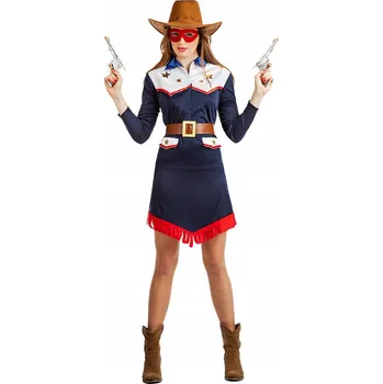 Karnevalový kostým KOSTIUM SEKSOWNEJ KOWBOJKI PRZEBRANIE NA HALLOWEEN KARNEVAL KOSTÝM M/L