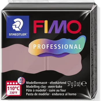 Modelovací hmota modelovací hmota FIMO Professional balení 57g . Barva 20 STARO-RŮŽOVÁ (Dusty pink).