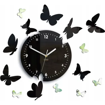 Hodiny Nástěnné hodiny ModernClock černé 45 cm