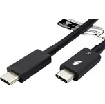 Roline Thunderbolt 5 kabel, USB C(M) - USB C(M), 80Gb/s, PD 240W, černý, 0,5m - 11.02.9110