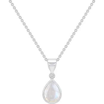 Přívěsek Zlatý přívěsek s měsíčním kamenem a diamantem Moontly