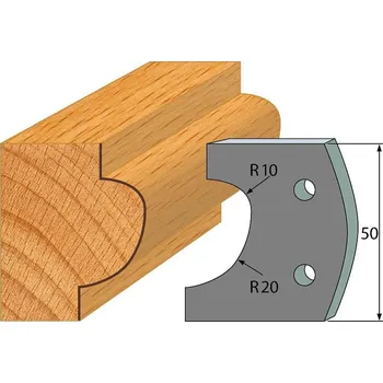 Fréza IGM profil 504 - pár omezovačů 50x4mm SP