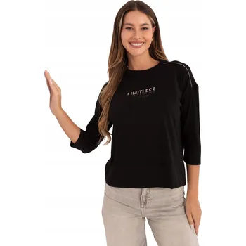 Dámská halenka RELEVANCE halenka s 3/4 rukávem, střih oversize, univerzální velikost