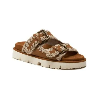 Dámské žabky Mou Nazouváky MU.SW461005A Hnědá 39