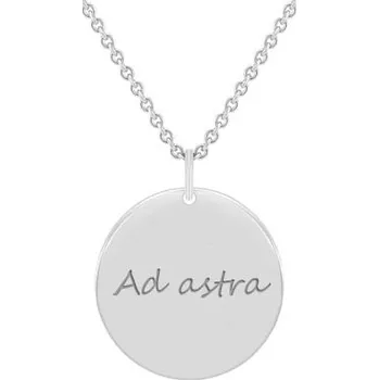 Šperk Platinový přívěsek s oboustranným gravírem Leasy