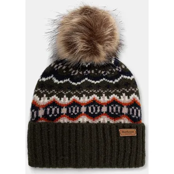 Čepice Čepice Barbour zelená barva, LHA0608 91X, vel. ONE SIZE