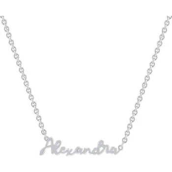 Náhrdelník Stříbrný náhrdelník se jménem Amael
