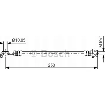 Brzdová hadice Brzdová hadice Bosch 1 987 481 434, flexibilní