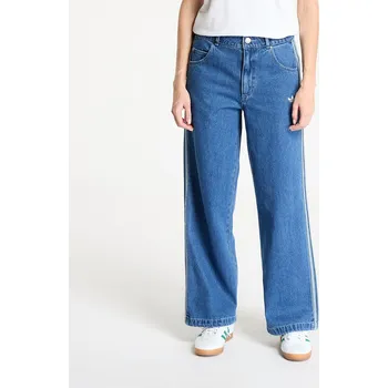 Dámské džíny Džíny adidas Adicolor Denim 3 Stripes Track Pants Indigo Denim 29/32