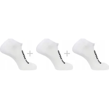 Pánské ponožky SALOMON PONOŽKY KOTNÍKOVÉ EVERYDAY LOW 3-PACK BÍLÉ SPORTOVNÍ UNISEX XL 45-47