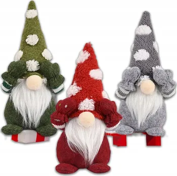 Vánoční dekorace Dárek k Vánocům pro maminku babičky a rodiče Vánoční skřítek x3