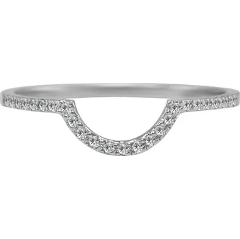 Prsten Vykrojený snubní prsten plný diamantů Tessie