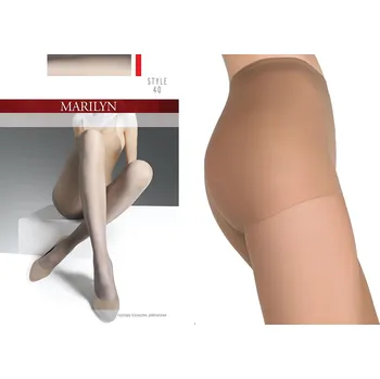 Dámské punčochy Polomatné hladké Punčocháče STYLE 40 Marilyn CASTORO 3-M