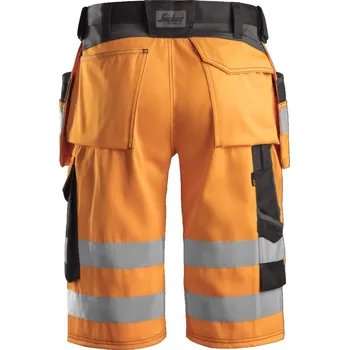 montérky Kraťasy reflexní s PK, třída 1 oranžové Snickers Workwear Velikost: 44
