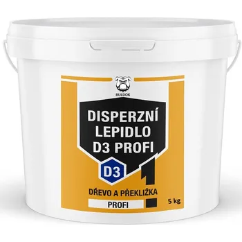 Průmyslové lepidlo BULDOK Disperzní lepidlo D3 PROFI, 150 g Hmotnost: 5 kg